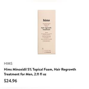 🚨 BUY ONE GET ONE! NEW Hims Minoxidil 5% Topical Foam
Expiration:8/2024.
